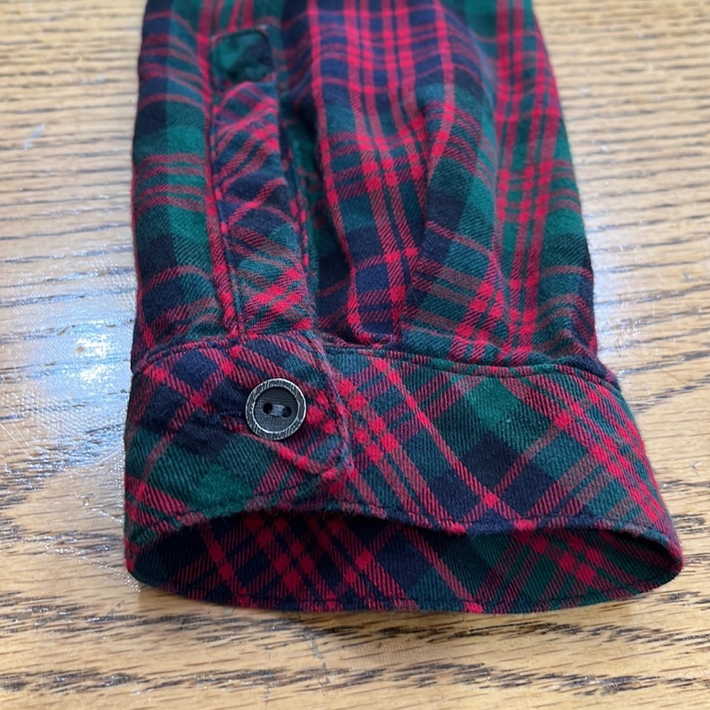 J. Jill Multicolor Plaid Button Down Shirt - Picture 6 of 8